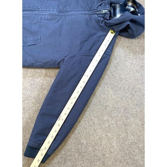 Old Navy Kids Canvas Jacket Boys L 10/12 Flannel‎ Lined Workwear Shacket Utility - Picture 6 of 9